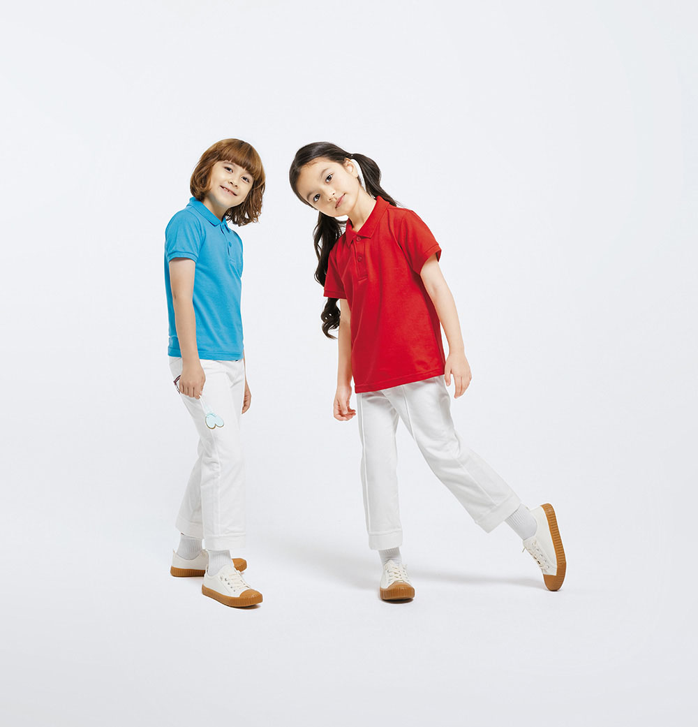 UNIREX100000B-30수 T/C P.K 폴로 아동용