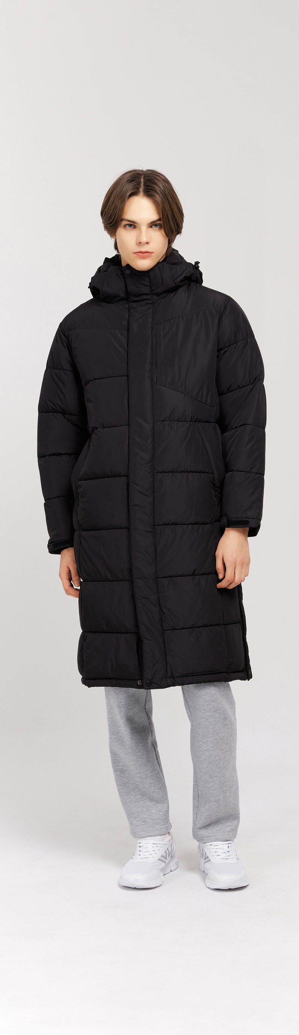 UNIREX185000-에어볼 롱패딩