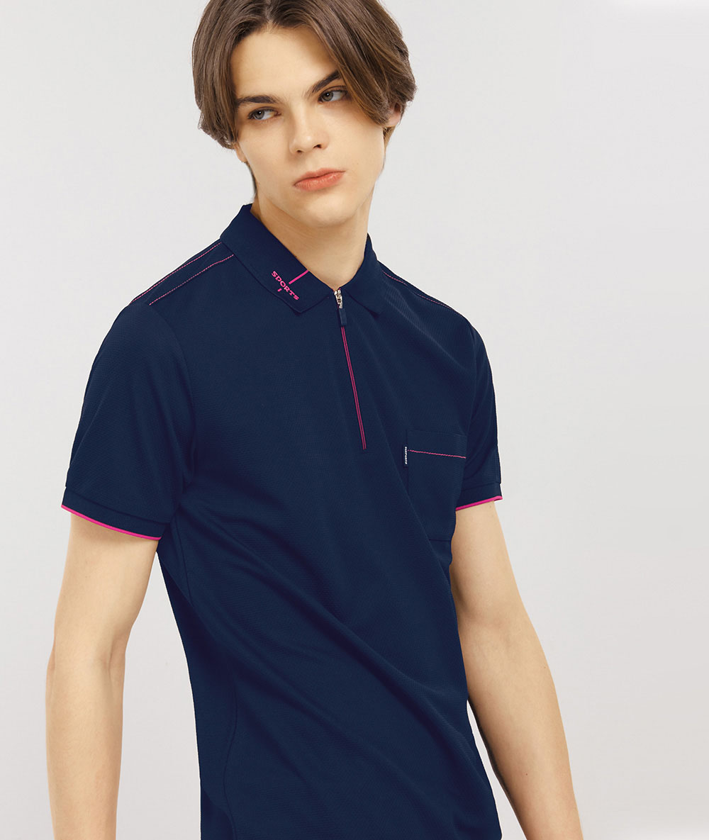 UNIREX330000-03 쿨론 엠보 지퍼 스티치